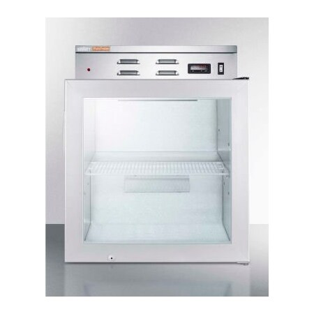 Summit Appliance Div. Accucold Single Chamber Compact Warming Cabinet with Glass Door, 2.0 Cu. Ft. Capacity PHC51G